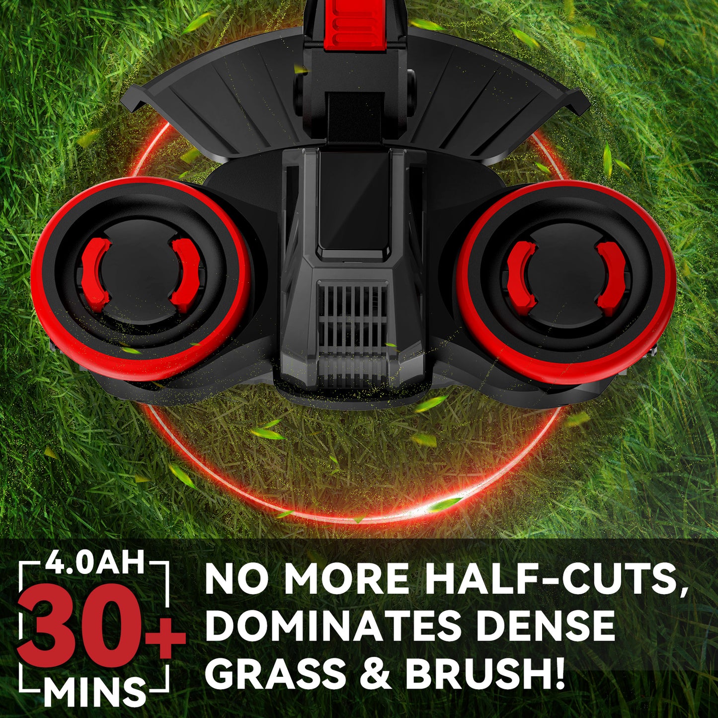 K&GO Force 3-IN-1 Brush Cutter & Mower & Edger With Battery & Charger
