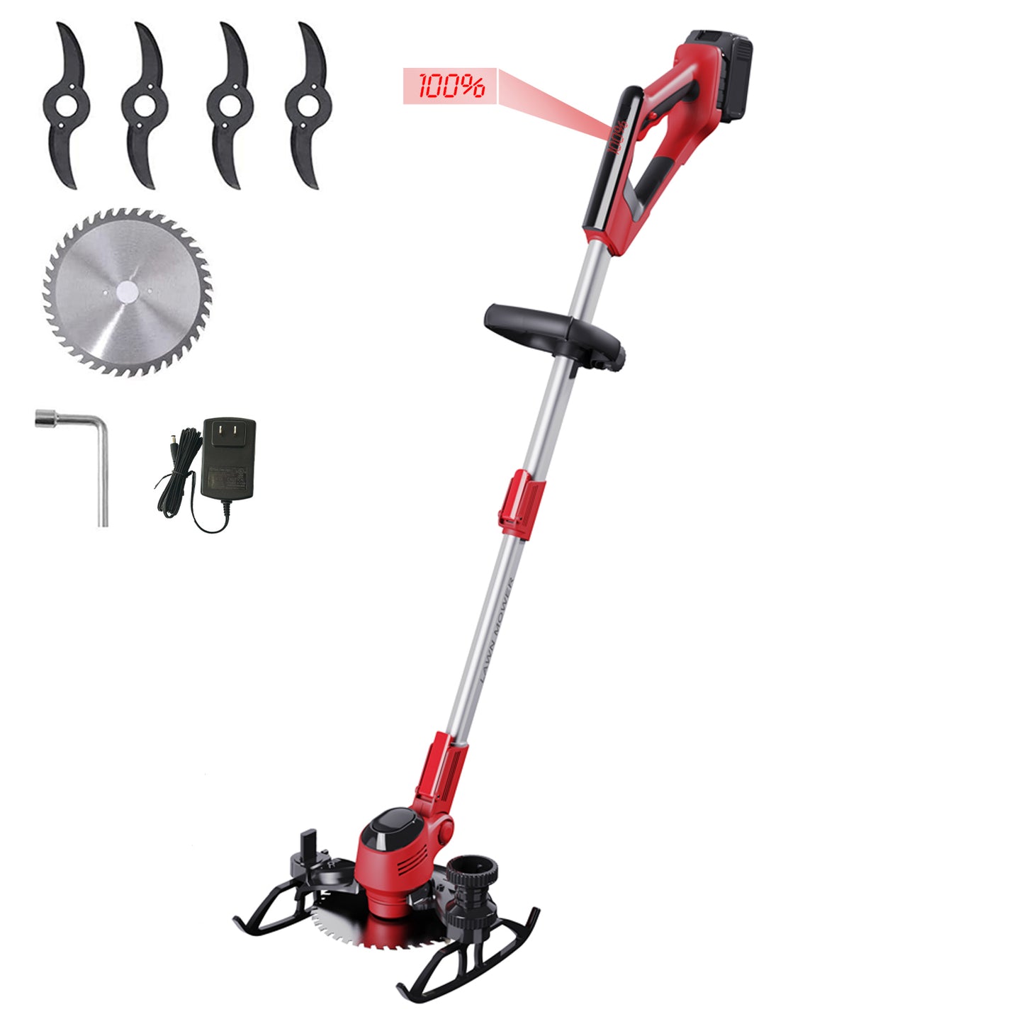 Korunria Cordless Weed Wacker & Edger & Lawn Mower