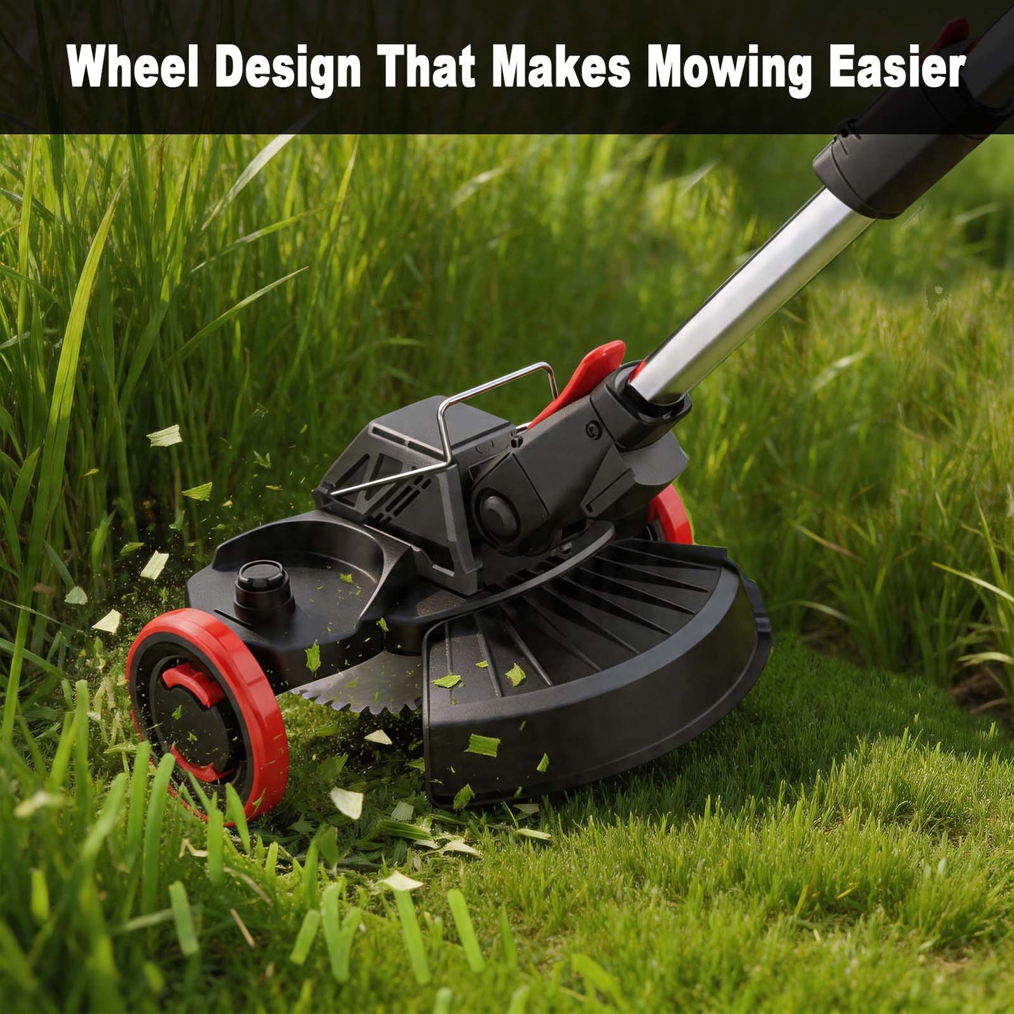 K&GO Force 3-IN-1 Brush Cutter & Mower & Edger With Battery & Charger