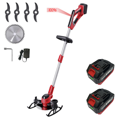 Korunria Cordless Weed Wacker & Edger & Lawn Mower